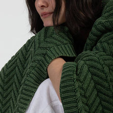 Load image into Gallery viewer, Washed Chevron Throw Blanket
