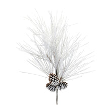 Load image into Gallery viewer, Flocked Pine Spray
