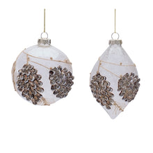 Load image into Gallery viewer, Glass Pinecone Ornament
