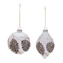 Load image into Gallery viewer, Glass Pinecone Ornament
