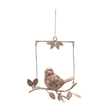 Load image into Gallery viewer, Gold Bird Ornament
