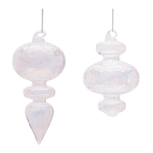 Load image into Gallery viewer, White Finial Ornament
