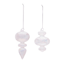 Load image into Gallery viewer, White Finial Ornament
