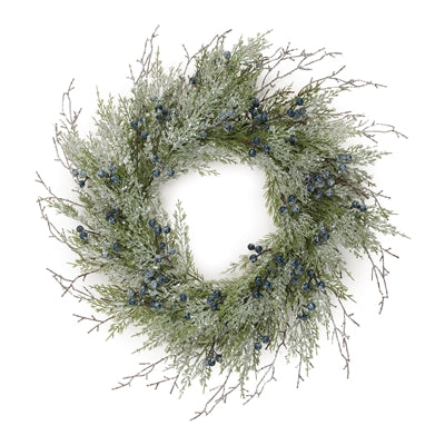 Icy Juniper Wreath
