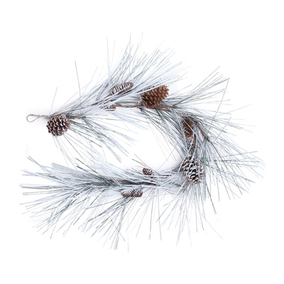 Flocked Pine Garland