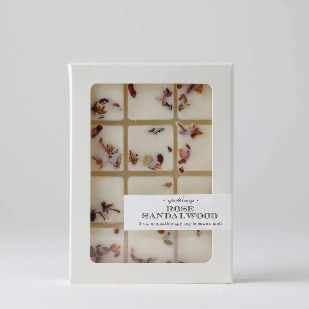 Apothecary Wax Melt | Rose Sandalwood