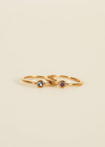 Simple Stud Ring | Aqua