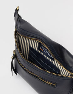 Beck's Bum Bag | Midnight Blue Classic Leather