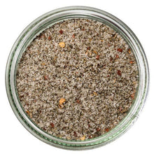 Load image into Gallery viewer, Grey Salt Herb and Garlic Glass Jar
