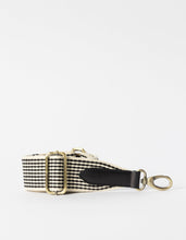 Load image into Gallery viewer, B+W Checkered Strap | Black Leather
