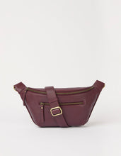 Load image into Gallery viewer, Drew Bum Bag | Dark Cherry Soft Grain Leather
