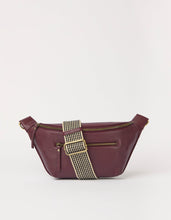 Load image into Gallery viewer, Drew Bum Bag | Dark Cherry Soft Grain Leather
