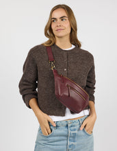 Load image into Gallery viewer, Drew Bum Bag | Dark Cherry Soft Grain Leather
