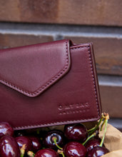 Load image into Gallery viewer, Harmonica Wallet | Dark Cherry Classic Leather
