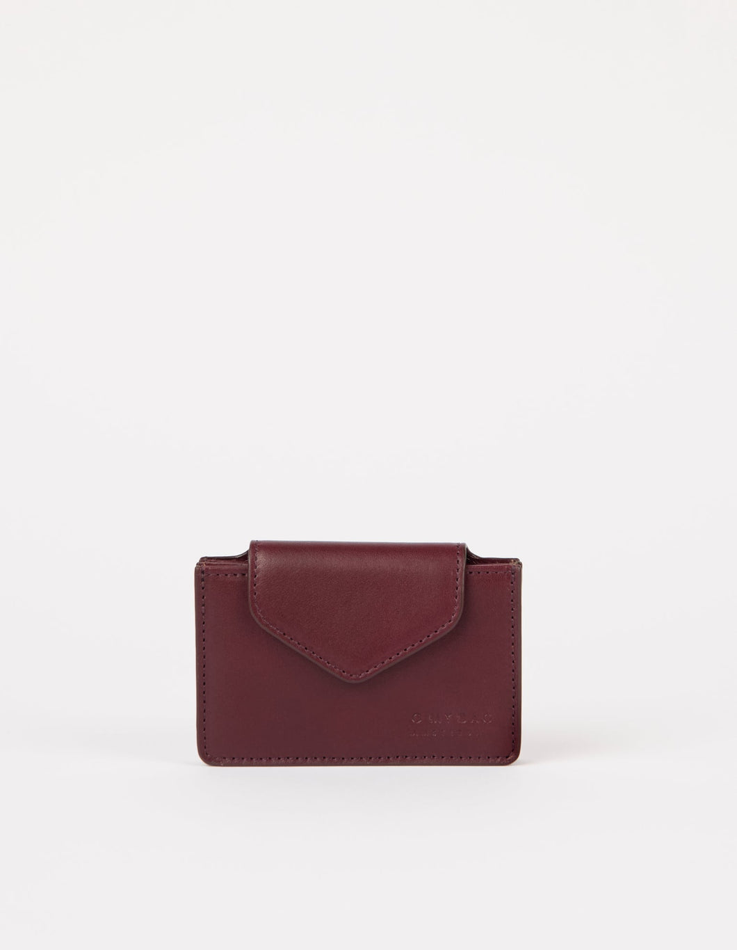 Harmonica Wallet | Dark Cherry Classic Leather