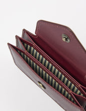 Load image into Gallery viewer, Harmonica Wallet | Dark Cherry Classic Leather
