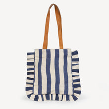 Load image into Gallery viewer, Momo Tote l Cobalt Stripe

