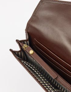 Jo's Purse Wallet | Chocolate Classic Leather