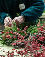 Load image into Gallery viewer, Evergreen Holiday Wreath Workshop
