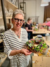Load image into Gallery viewer, Living Succulent Wreath Workshop
