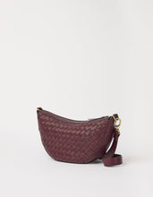 Load image into Gallery viewer, Leo Woven Midi | Dark Cherry Soft Grain Leather
