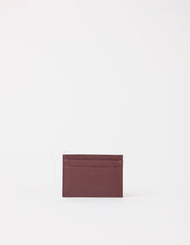 Load image into Gallery viewer, Mark's Cardcase | Dark Cherry Soft Grain Leather
