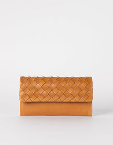 Pau's Pouch | Cognac Woven Leather