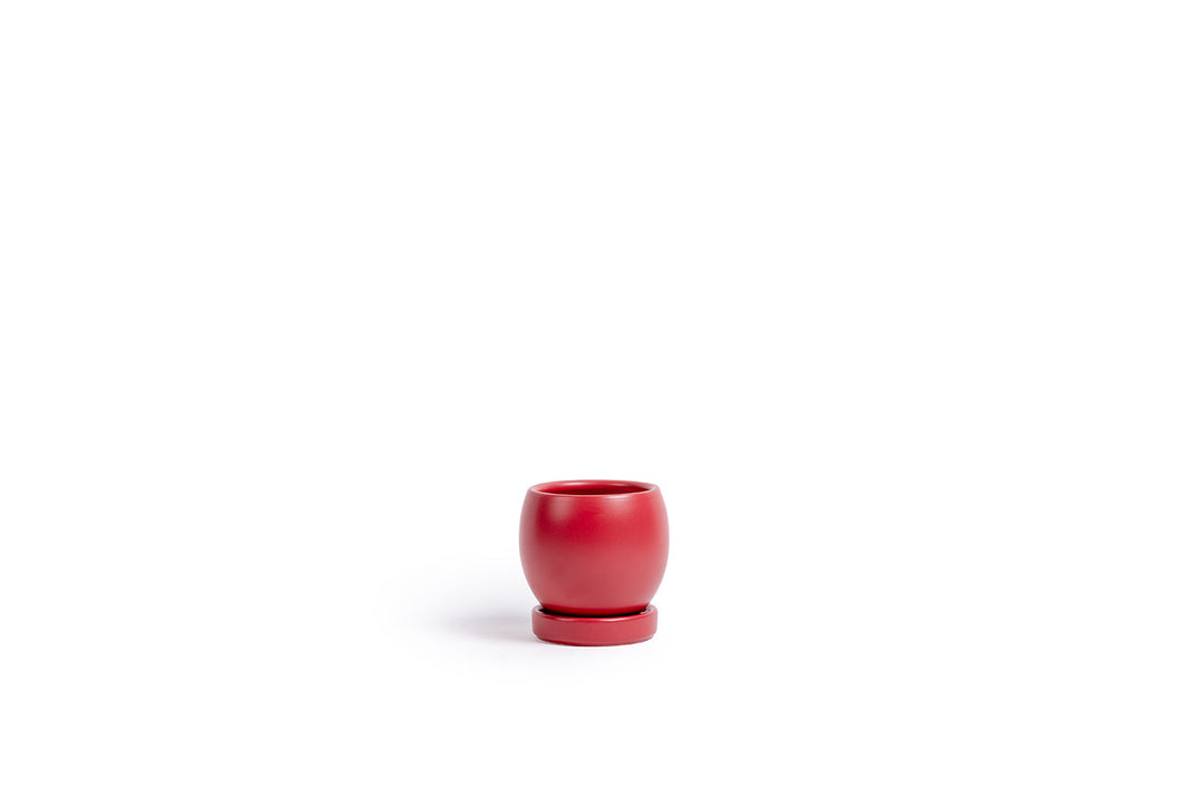 Gemstone Bolle Planter l Red