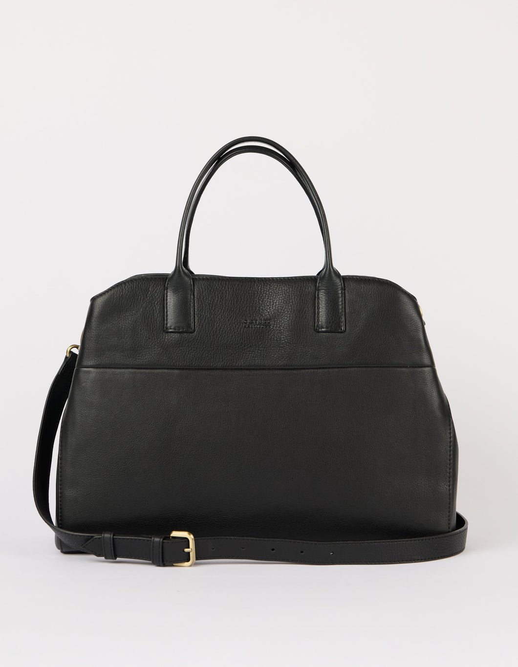 Rita Purse | Black Soft Grain Leather