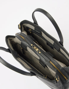 Rita Purse | Black Soft Grain Leather