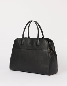 Rita Purse | Black Soft Grain Leather