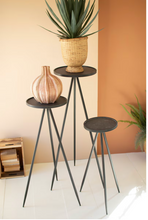Load image into Gallery viewer, Painted Metal Plant Stand
