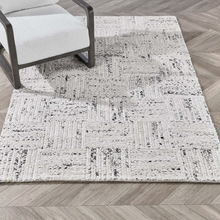 Load image into Gallery viewer, Sosa | Ivory/ Black Rug
