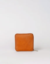 Load image into Gallery viewer, Sonny Square Wallet l Cognac Stromboli Leather
