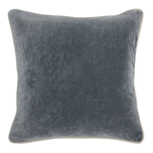 Heirloom Velvet Pillow | Stone Gray