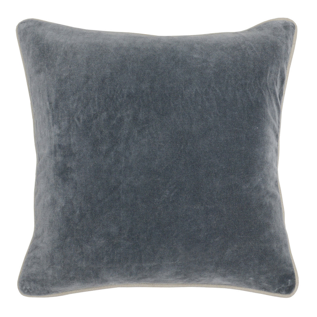 Heirloom Velvet Pillow | Stone Gray