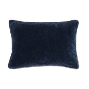 Heirloom Velvet Pillow | Navy