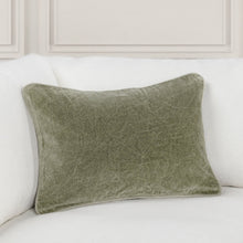 Load image into Gallery viewer, Heirloom Velvet Pillow | Moss

