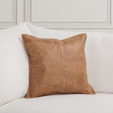Load image into Gallery viewer, Leather Dumont Pillow | Chestnut
