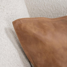Load image into Gallery viewer, Leather Dumont Pillow | Chestnut
