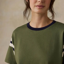 Load image into Gallery viewer, Sport Jersey Throwback Tee | Clover Varsity
