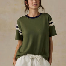 Load image into Gallery viewer, Sport Jersey Throwback Tee | Clover Varsity
