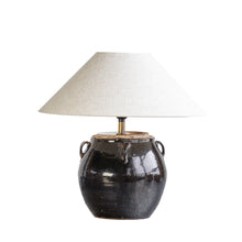 Load image into Gallery viewer, Glazed Handled Pot Table Lamp
