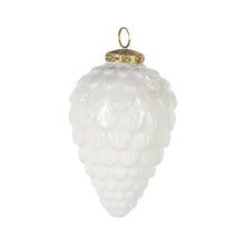 Load image into Gallery viewer, Snowy Pinecone Ornament
