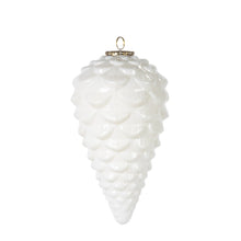 Load image into Gallery viewer, Snowy Pinecone Ornament
