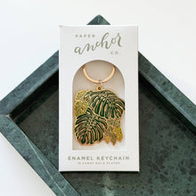 Load image into Gallery viewer, Monstera Foliage Keychain
