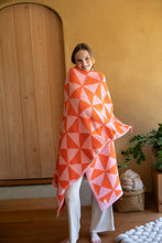 Load image into Gallery viewer, Trikona Throw Blanket | Orange
