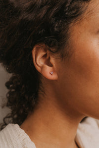 Mini Energy Gem Earrings | Amethyst