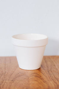 White Porcelain Pot