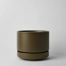 Load image into Gallery viewer, Round Two Planter | Olive

